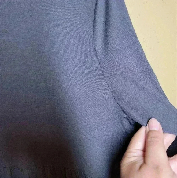 Kische blue open cardigan sweater - Picture 5 of 5